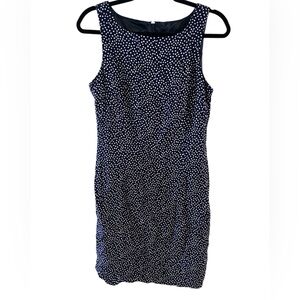 JBS Vintage Blue with White Polka Dot Sleeveless Dress